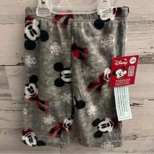 Baby Winter Mickey Mouse Pajama Pants Size 12 Months NEW